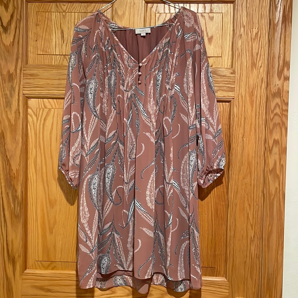 Loft Paisley Dress